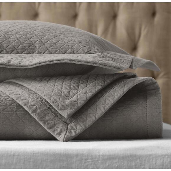 Restoration Hardware Other - New Restoration Hardware Matelassé Diamond Standard Pillow Sham 20"x26" Grey